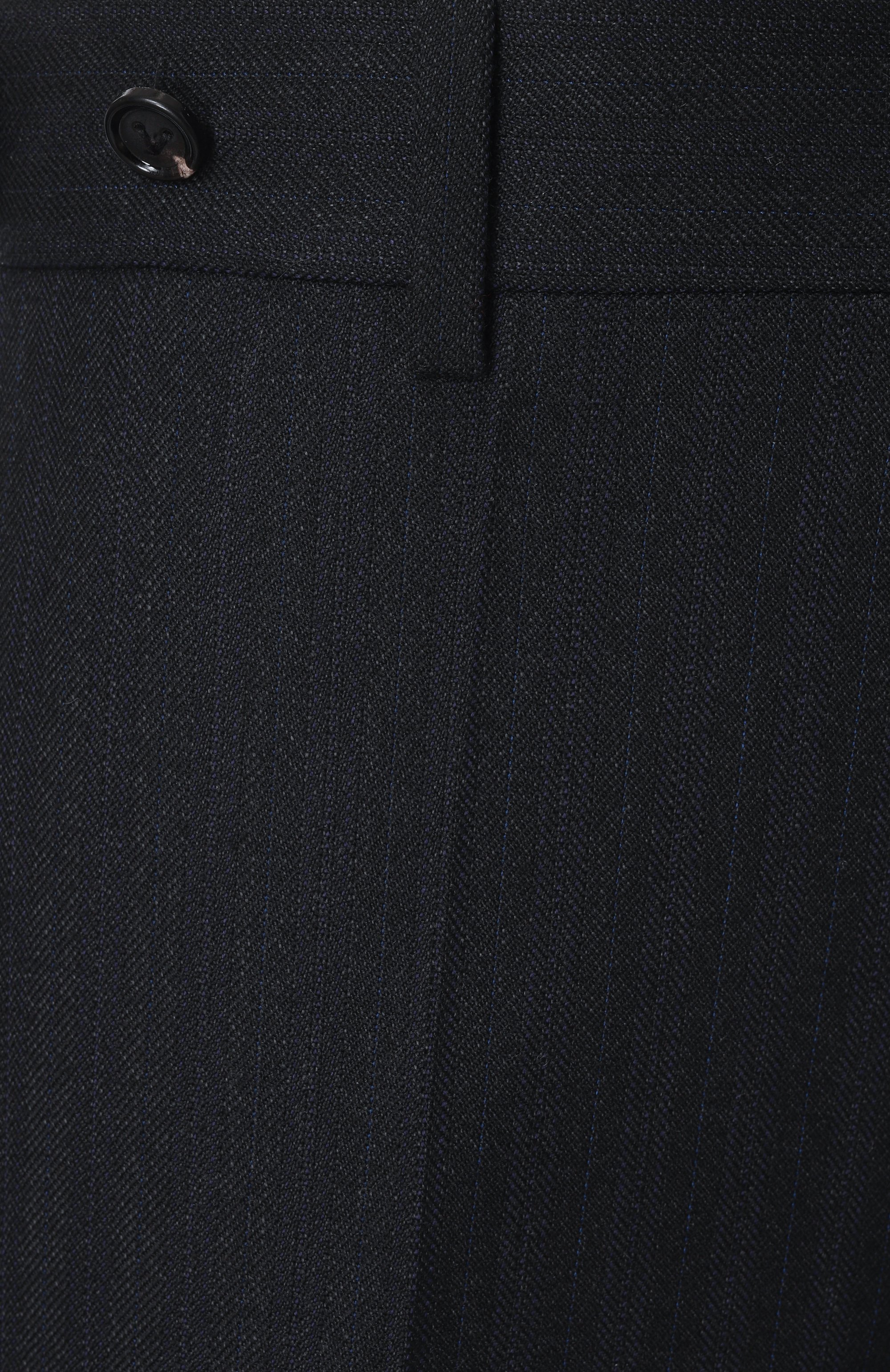 Шерстяные брюки BOTTEGA VENETA темно-синего цвета по цене 163000 руб., арт. 816188/V36K0, фото 6 Шерстяные брюки BOTTEGA VENETA, арт. 816188/V36K0, фото 6