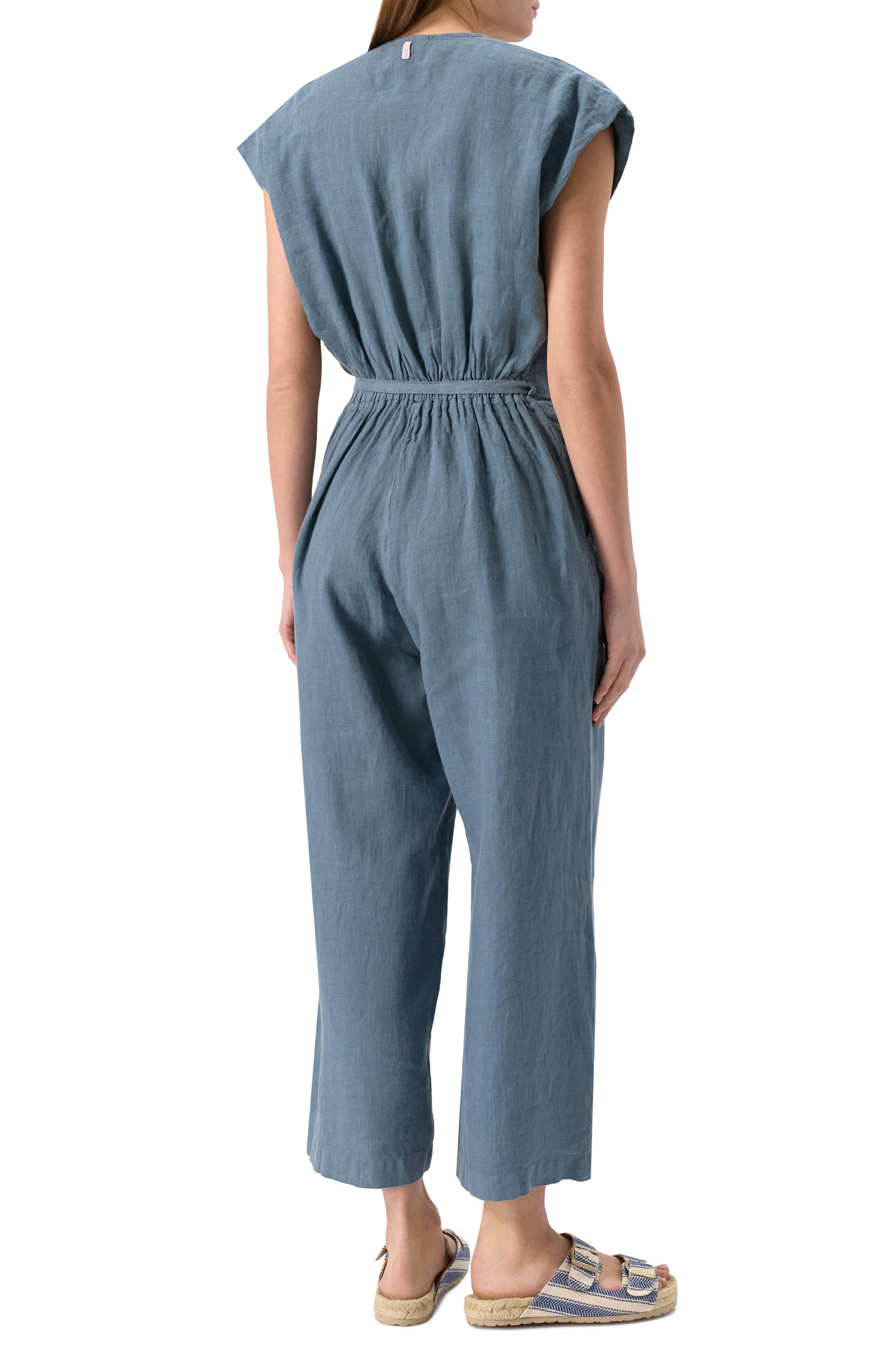 Льняной комбинезон DEHA, арт. D22449, фото 4