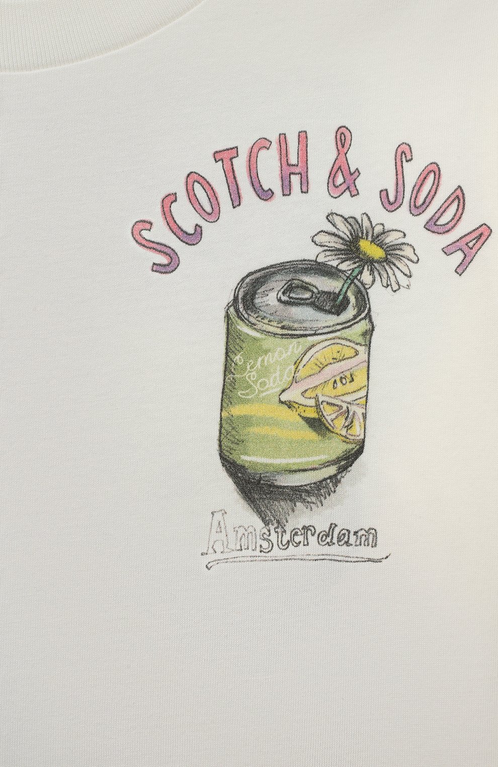 Хлопковая футболка SCOTCH AND SODA, арт. 170774-23-SSGM-D51, фото 3