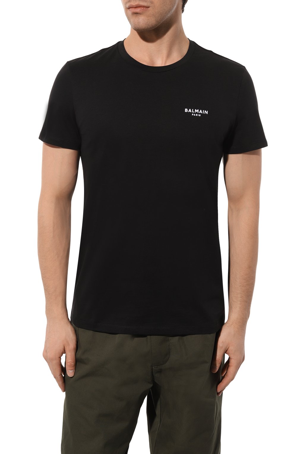 Хлопковая футболка BALMAIN, арт. YH0EF000BB04/EAB, фото 3