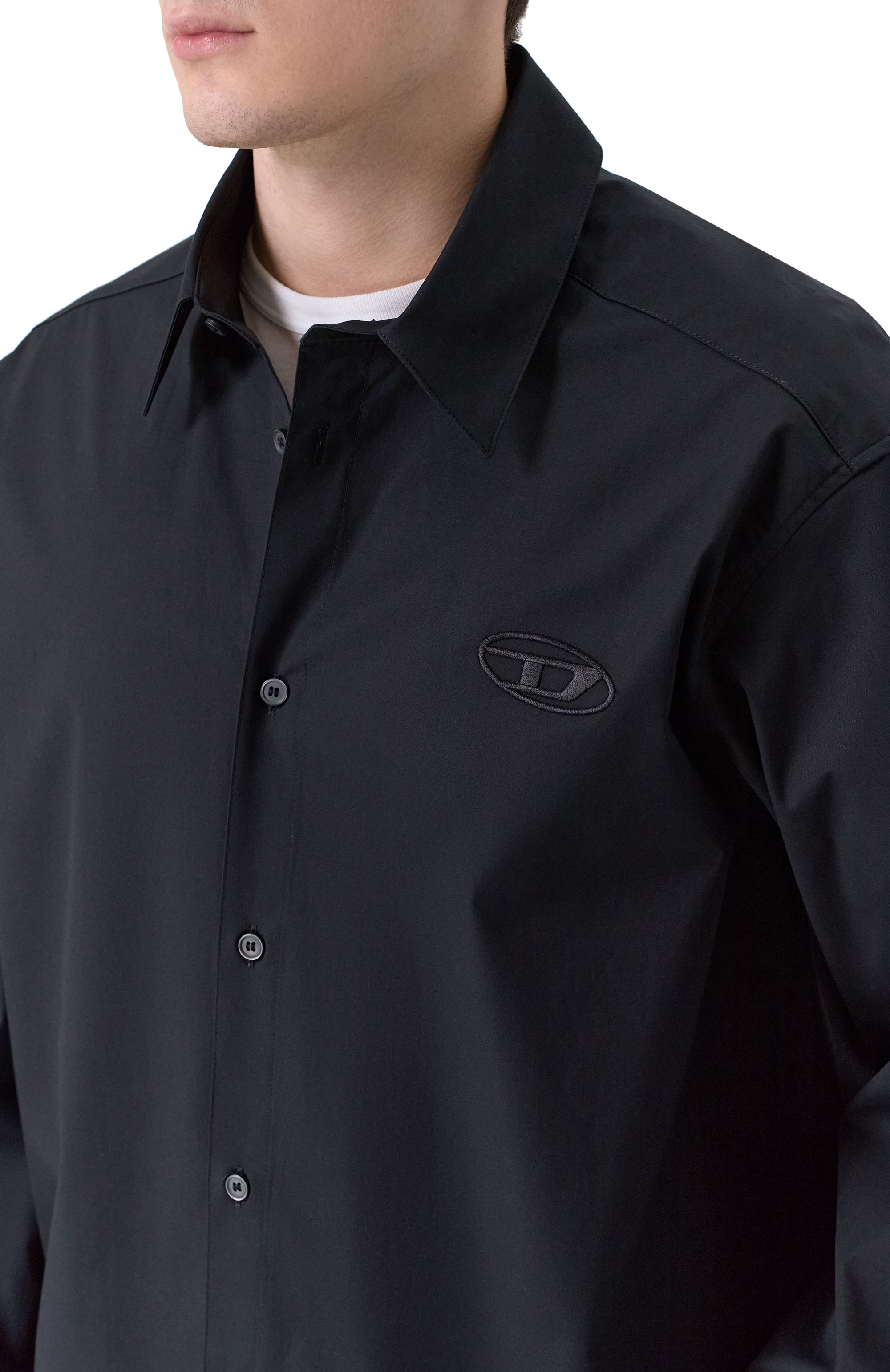 Хлопковая рубашка DIESEL, арт. A20472/0GSBH, фото 5