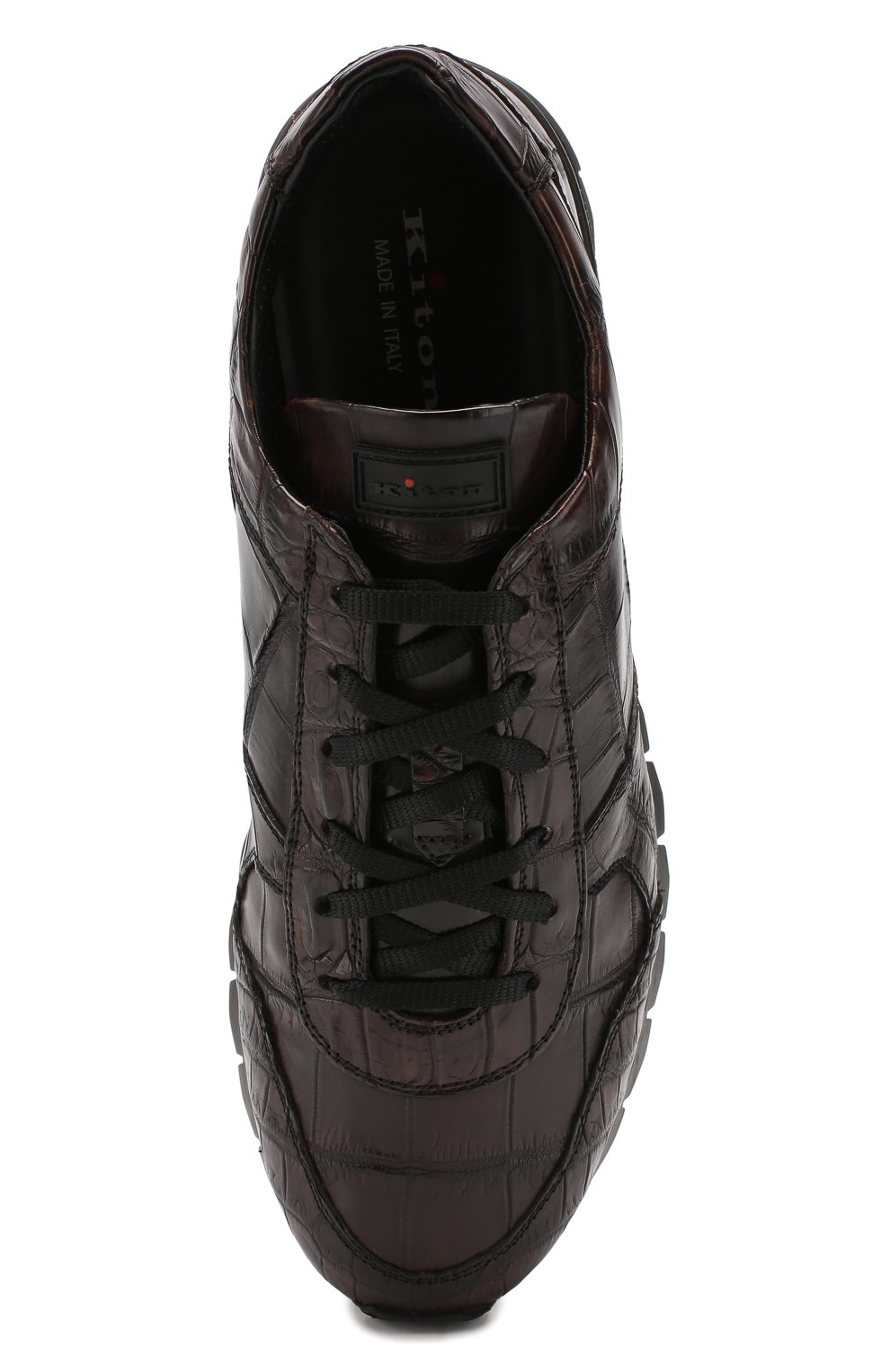 Кроссовки из кожи крокодила KITON, арт. USSVLAXN00102/CNIL, фото 5