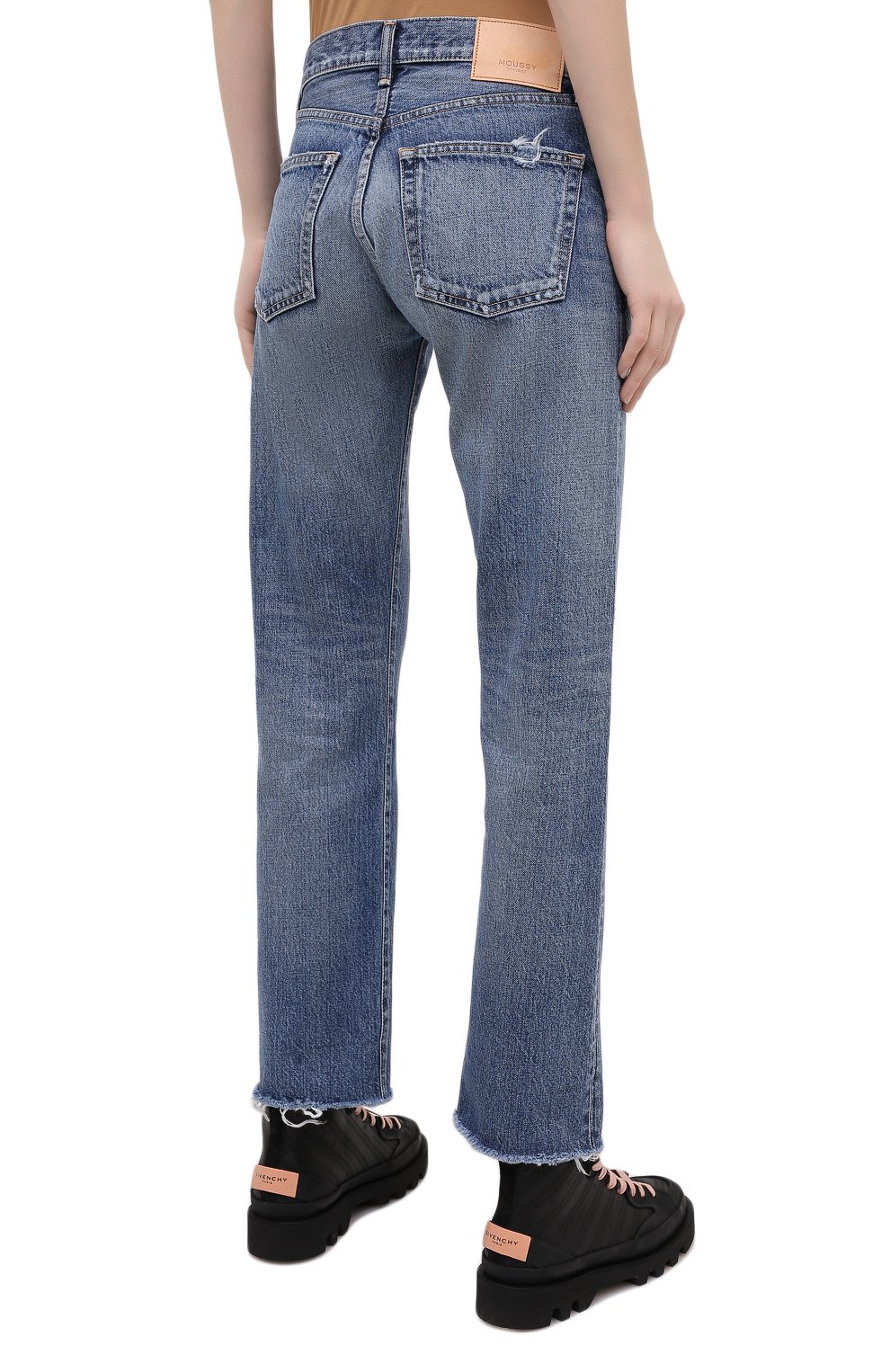 Джинсы MOUSSY голубого цвета по цене 36150 руб., арт. 025DAC11-2280, фото 4 Джинсы MOUSSY, арт. 025DAC11-2280, фото 4