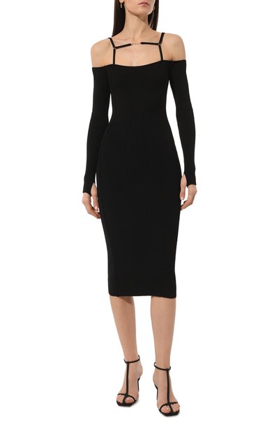 Платье из вискозы JACQUEMUS, арт. 22H241KN3652355, фото 3