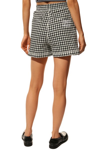 Хлопковые шорты MIU MIU, арт. MJP271-10OP-F0967, фото 4