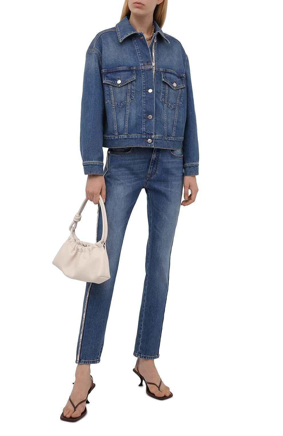 Джинсовая куртка STELLA MCCARTNEY синего цвета по цене 94850 руб., арт. 603705/S0H47, фото 2 Джинсовая куртка STELLA MCCARTNEY, арт. 603705/S0H47, фото 2