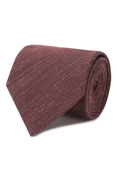 Мужской галстук из смеси шелка и льна BRIONI, арт. 062I00/P9451