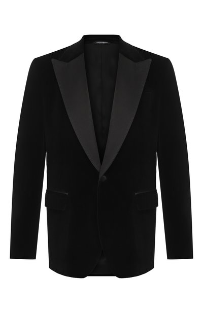 Мужской смокинг из хлопка и шелка DOLCE & GABBANA, арт. G2TV9T/FUVG7