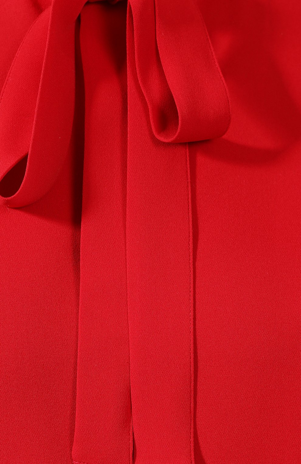 Шелковая блузка VALENTINO красного цвета по цене 119500 руб., арт. RB0AE01T1MH, фото 5 Шелковая блузка VALENTINO, арт. RB0AE01T1MH, фото 5