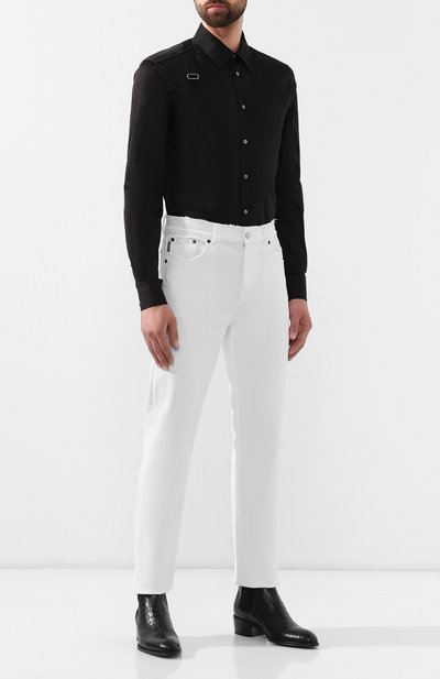 Хлопковая рубашка ALEXANDER MCQUEEN, арт. 575366/QNN19, фото 2