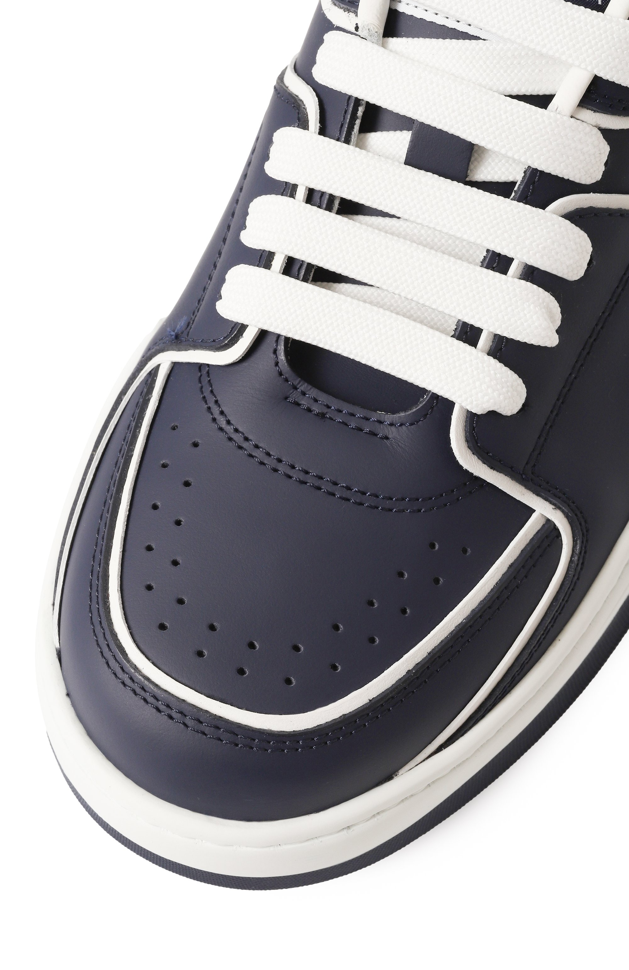 Кожаные кеды new roma DOLCE & GABBANA, арт. CS2036/AY953, фото 7