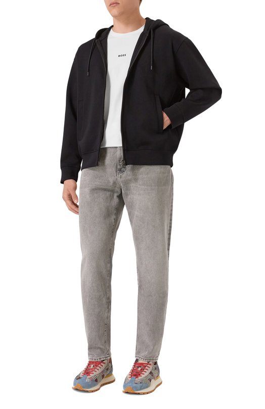 Хлопковая футболка BOSS Orange 50473278 Белый  50473278 Фото 2