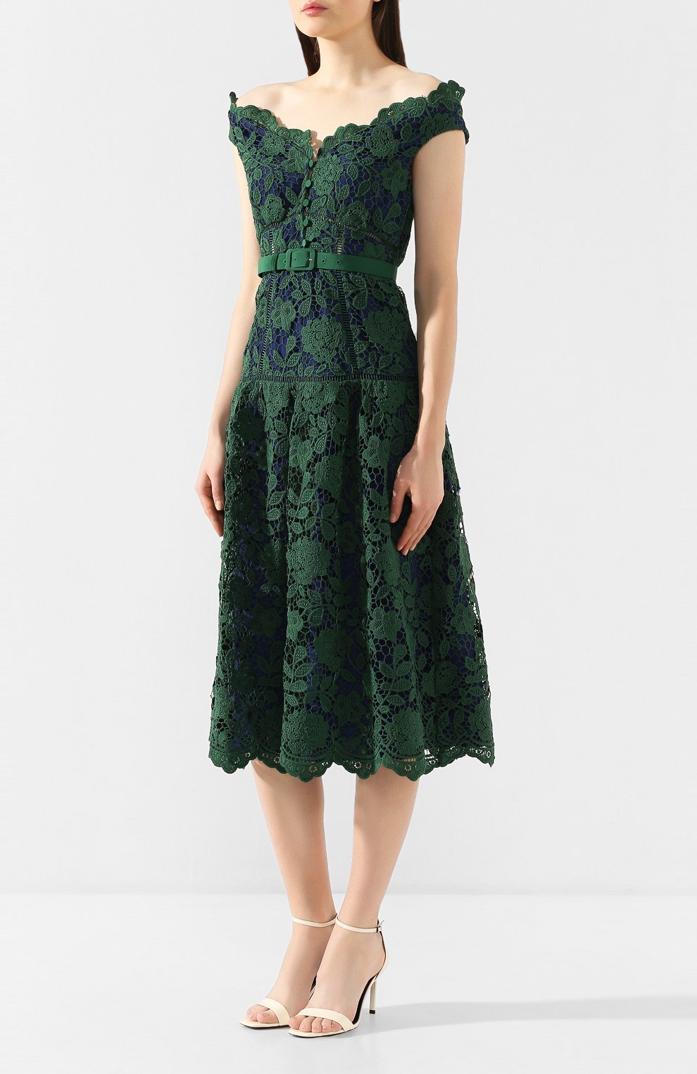 Платье с поясом SELF-PORTRAIT, арт. RS20-074, фото 3