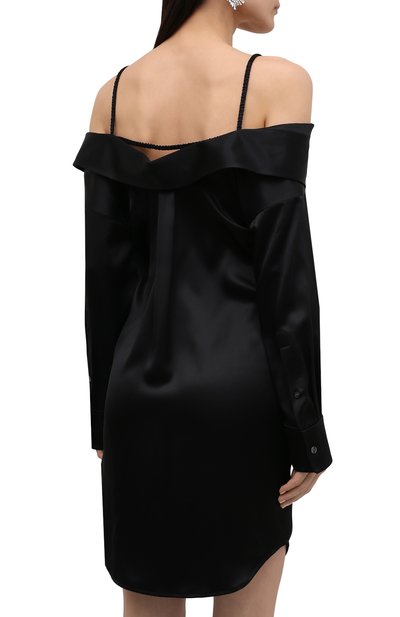 Шелковое платье ALEXANDERWANG.T, арт. 4WC1226155, фото 4