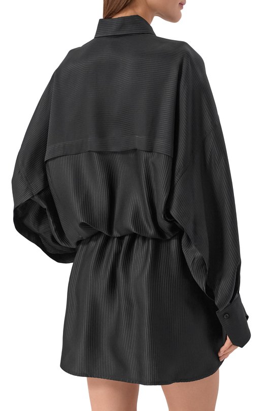 Шелковое платье Petar Petrov S26TD29 Чёрный  S26TD29 Фото 3