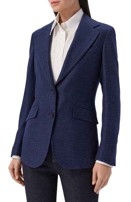 Жакет из шерсти и кашемира MVST SDG200/S0734005 Синий  SDG200/S0734005 Фото 3