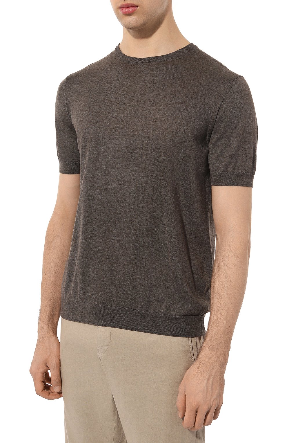 Джемпер из шелка и хлопка GIORGIO ARMANI, арт. 3HSM38/SM63Z, фото 3