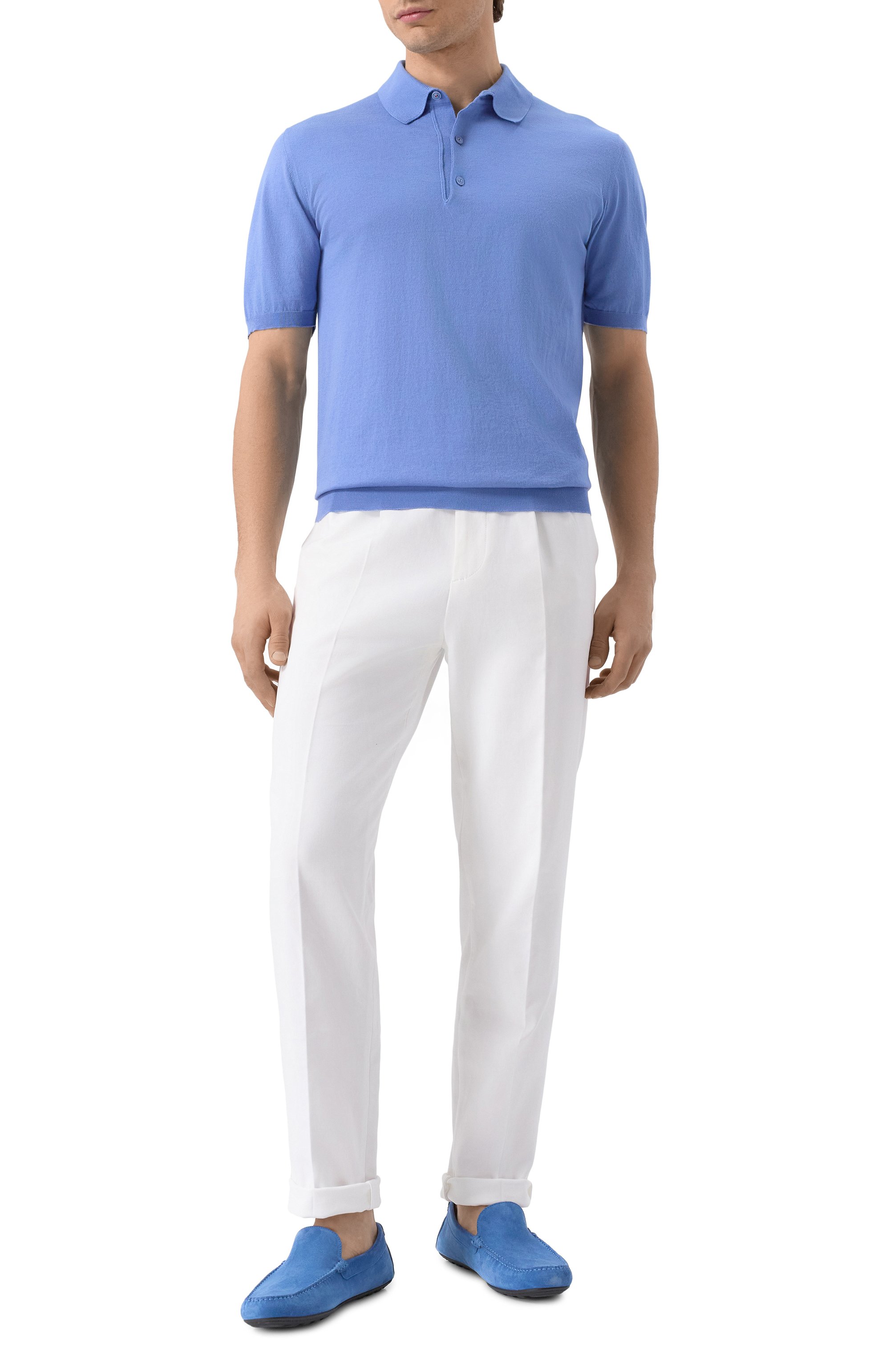 Хлопковое поло KITON, арт. UMKXX33K291, фото 2