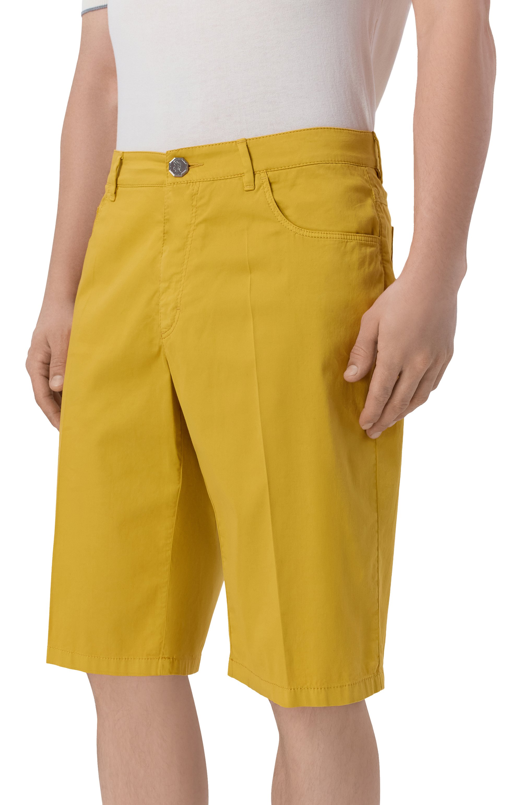 Шорты из хлопка и шелка STEFANO RICCI, арт. M8T6100081/TFANT, фото 3