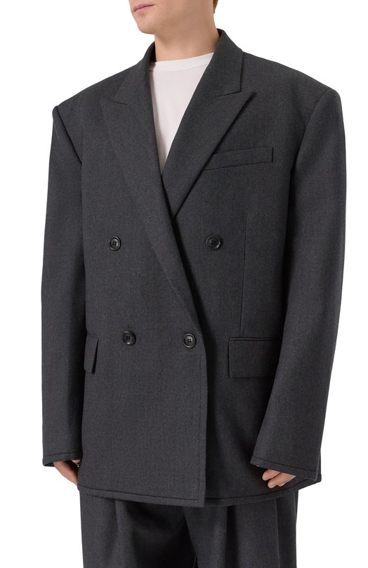 Шерстяной пиджак Juun.J JC5911P023 Серый  JC5911P023 Фото 3