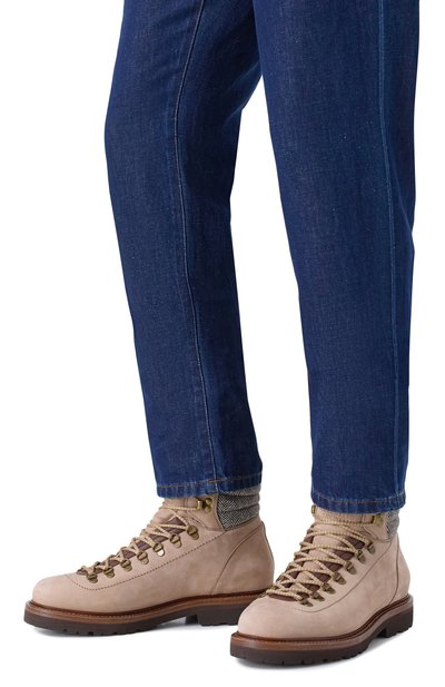 Кожаные ботинки BRUNELLO CUCINELLI, арт. MZUD0MS890, фото 3