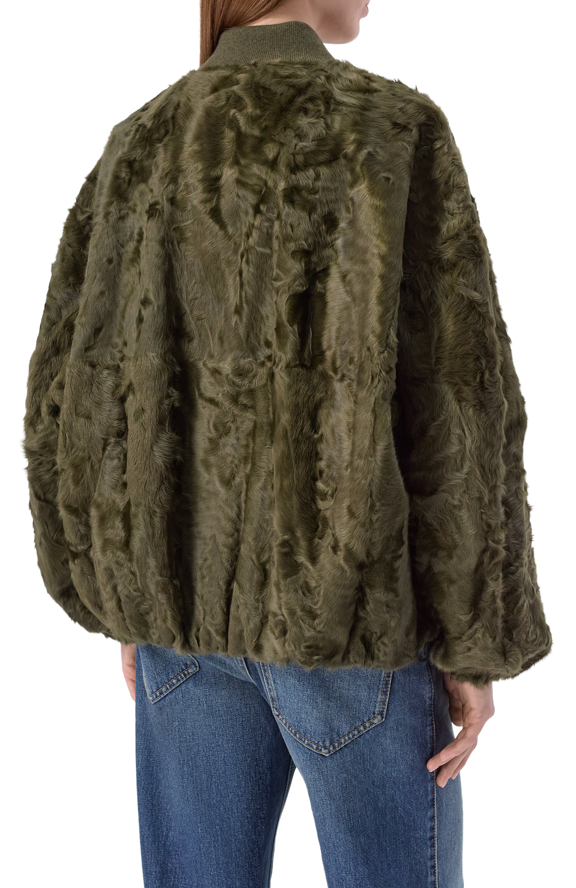 Бомбер из овчины SIMONETTA RAVIZZA, арт. F05JA227G1, фото 4