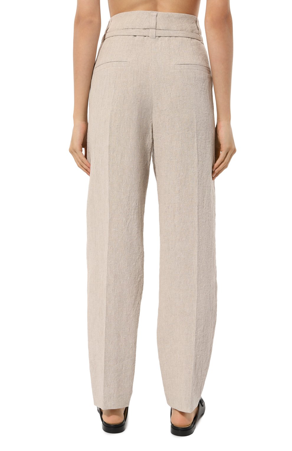 Льняные брюки BRUNELLO CUCINELLI, арт. MF588P8298, фото 4