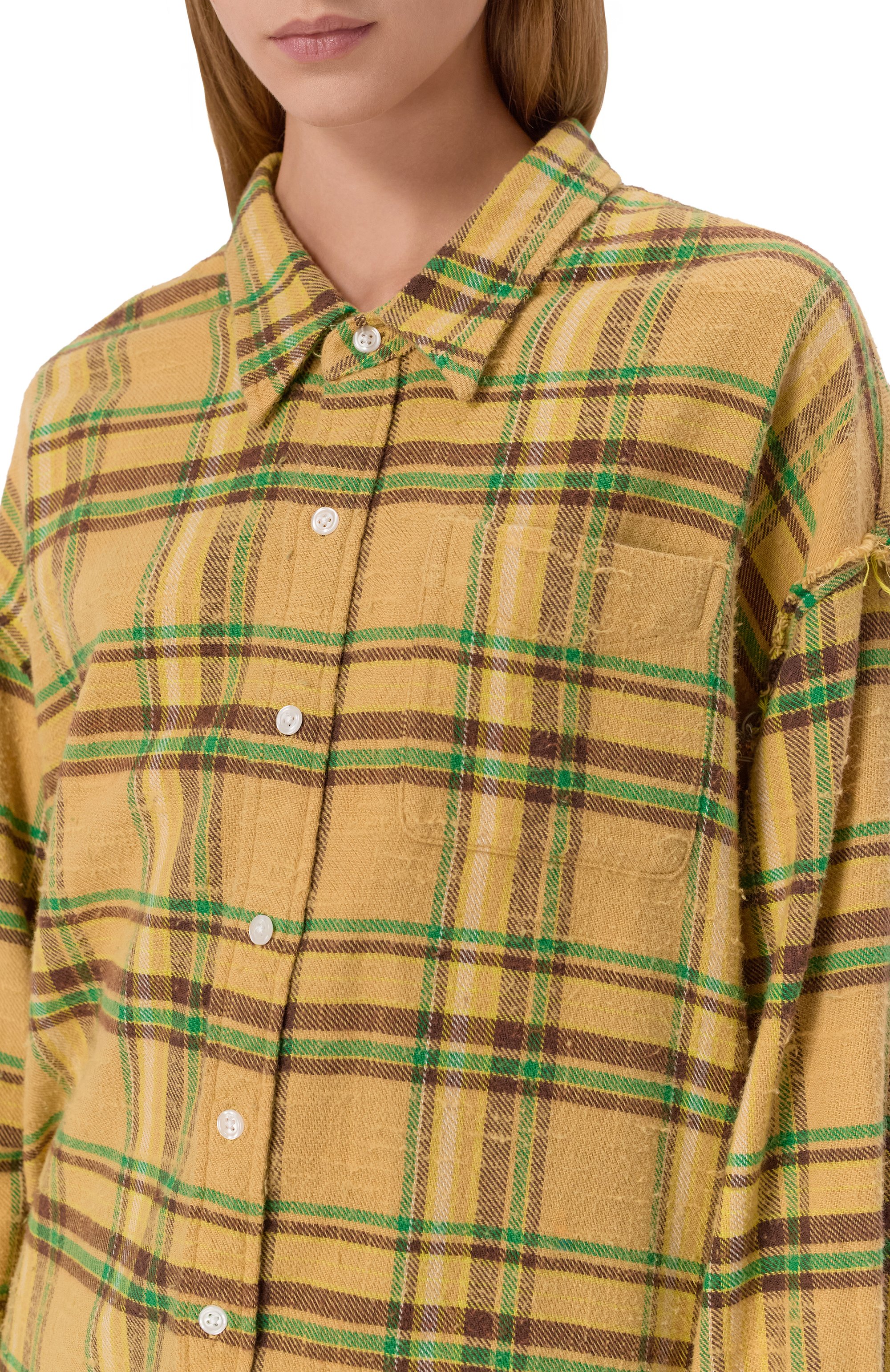 Хлопковая рубашка R13, арт. R13WR075-R601B, фото 5