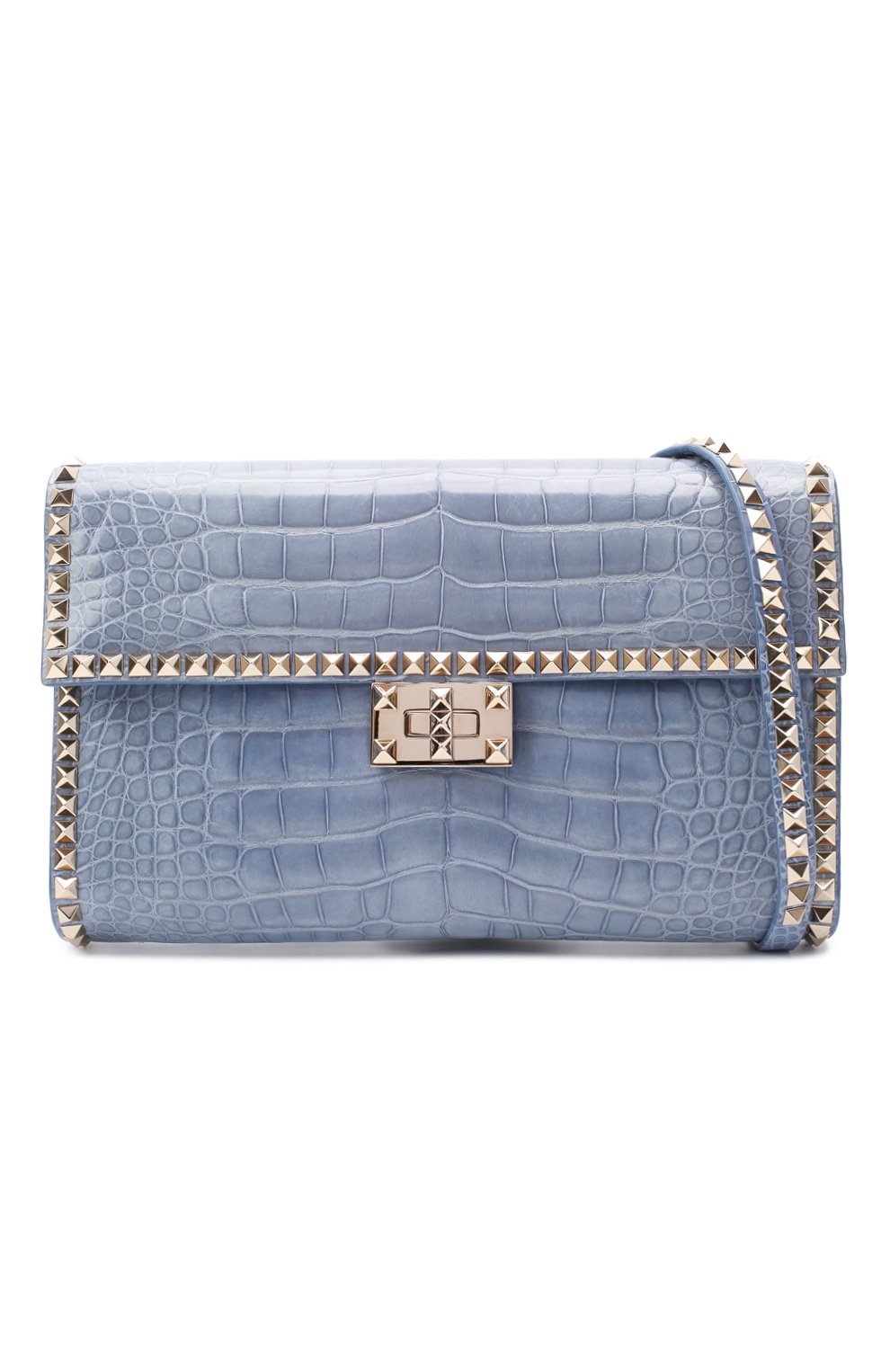 Клатч rockstud no limit VALENTINO голубого цвета по цене 1730000 руб., арт. RW2B0C43/C0D/AMIS, фото 5 Клатч rockstud no limit VALENTINO, арт. RW2B0C43/C0D/AMIS, фото 5