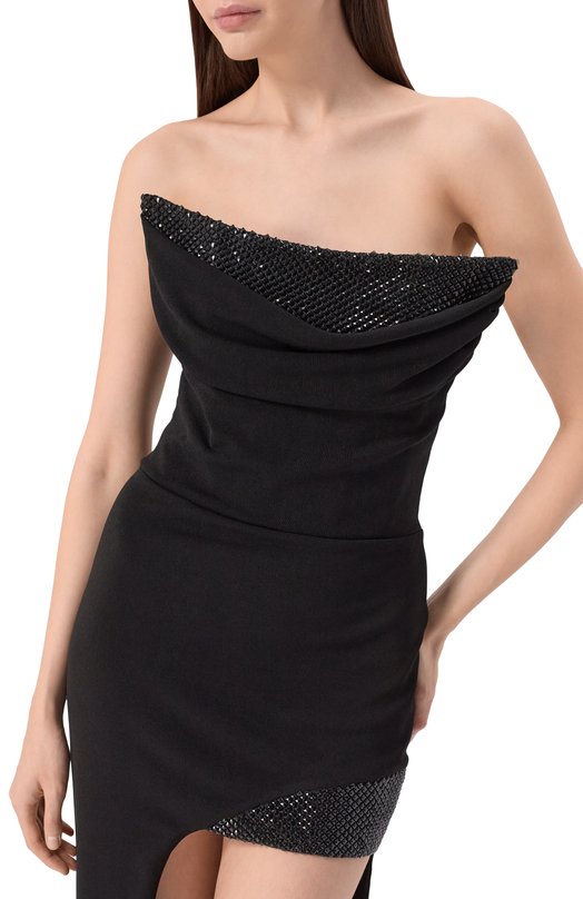 Платье с отделкой стразами Kamilla Purshie KP 2026/25 Чёрный  KP 2026/25 Фото 4