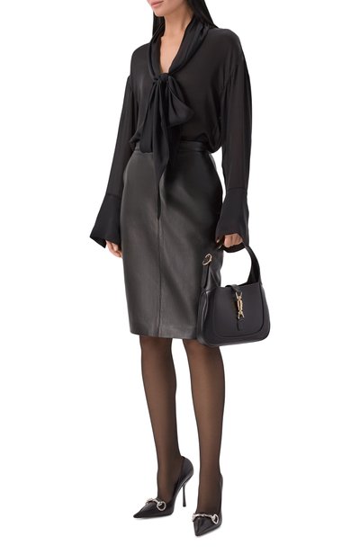 Сумка jackie GUCCI черного цвета по цене 549500 руб., арт. 810232/AADDX, фото 3 Сумка jackie GUCCI, арт. 810232/AADDX, фото 3