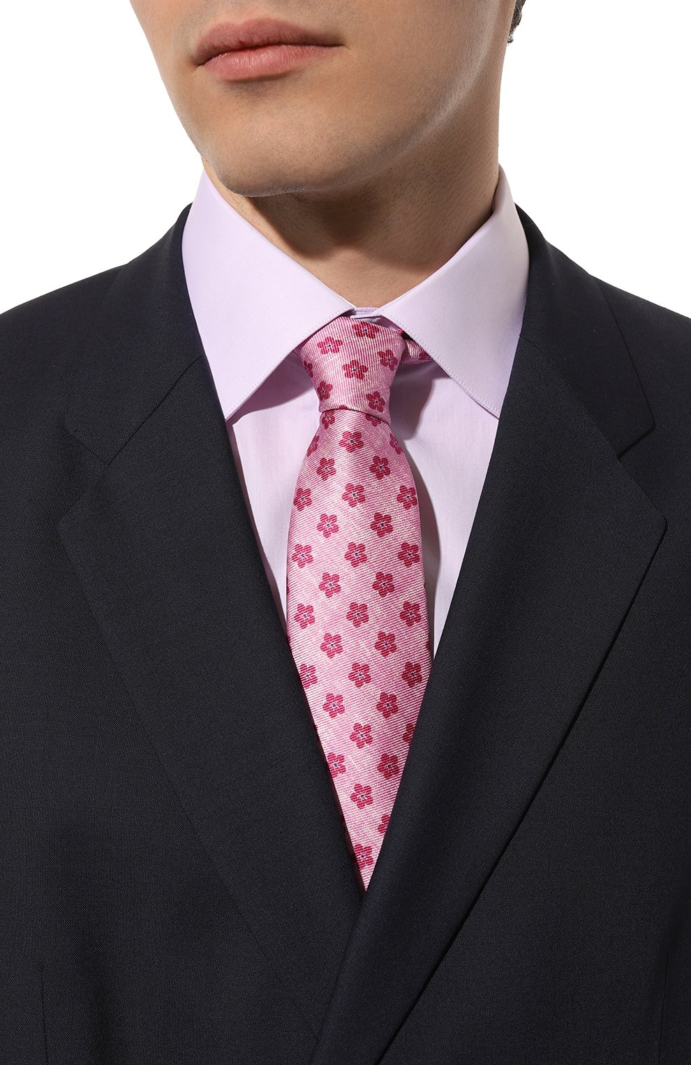 Шелковый галстук KITON, арт. UCRVKLC01I41, фото 2