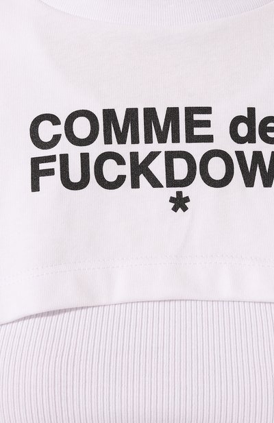 Хлопковая футболка COMME DES FUCKDOWN, арт. CDFD2191, фото 5
