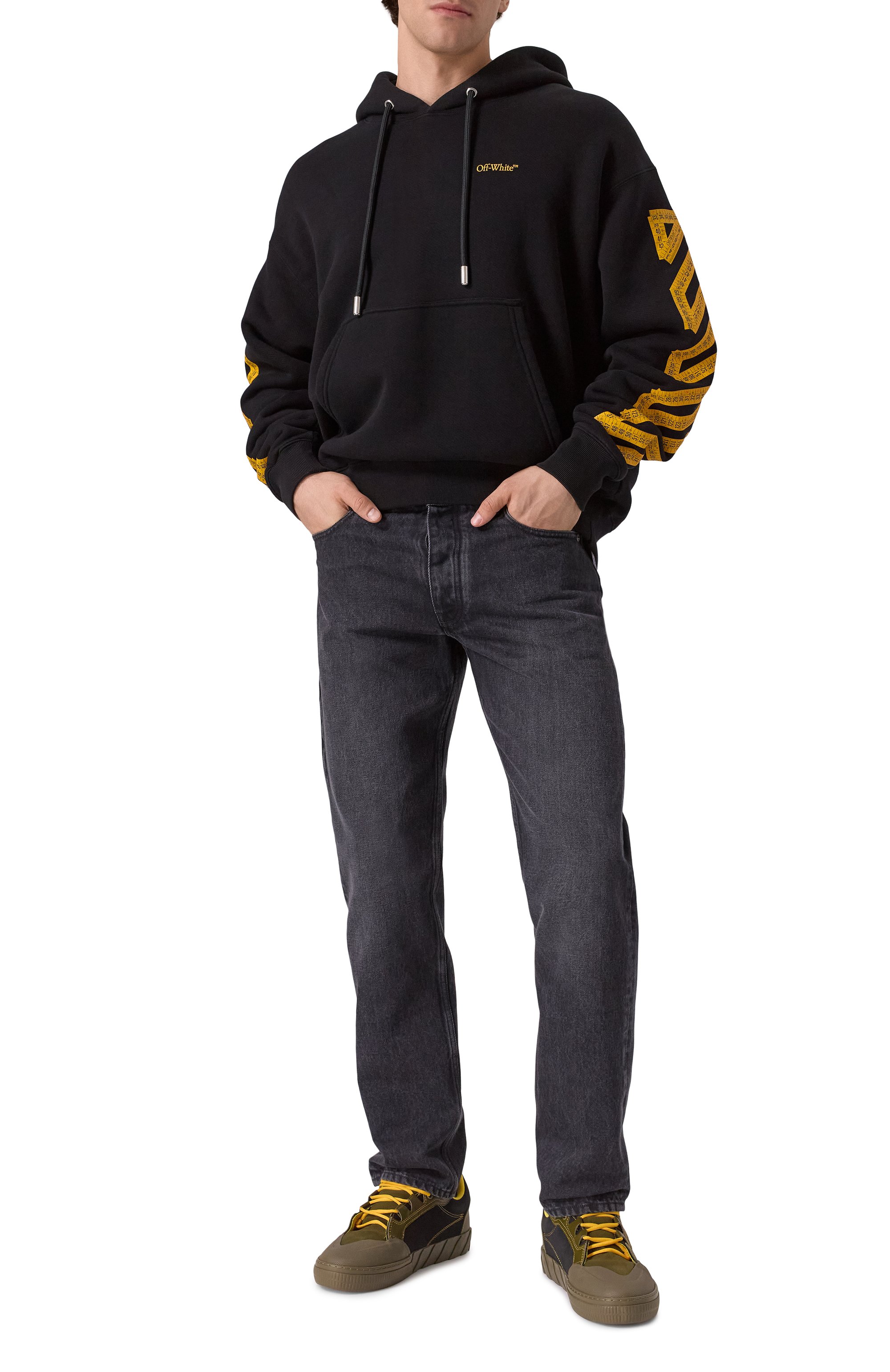 Джинсы OFF-WHITE, арт. 0MYA175C99DEN001, фото 2