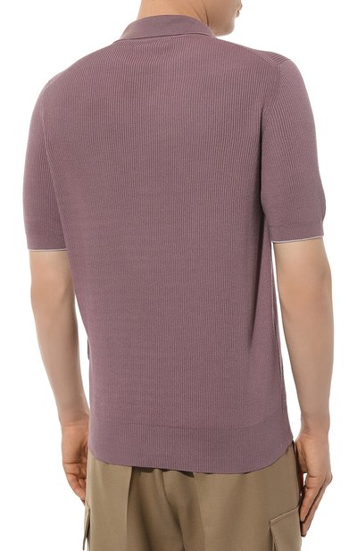 Хлопковое поло BRUNELLO CUCINELLI, арт. M2900B2020, фото 4