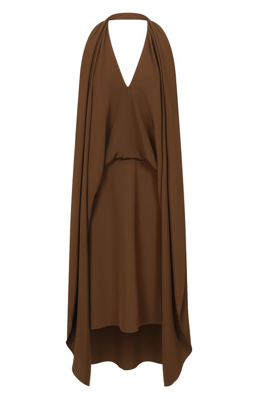 Шелковое платье Loro Piana FAP0012 Коричневый FAP0012