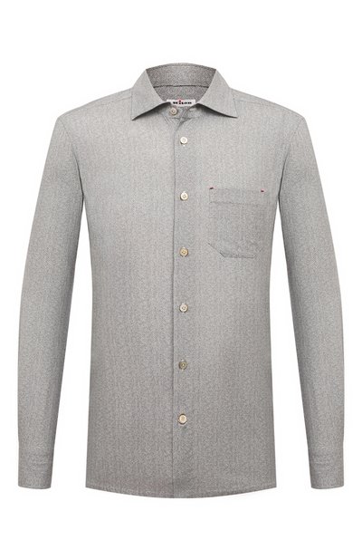 Мужская хлопковая рубашка KITON, арт. UMCNERH0908602