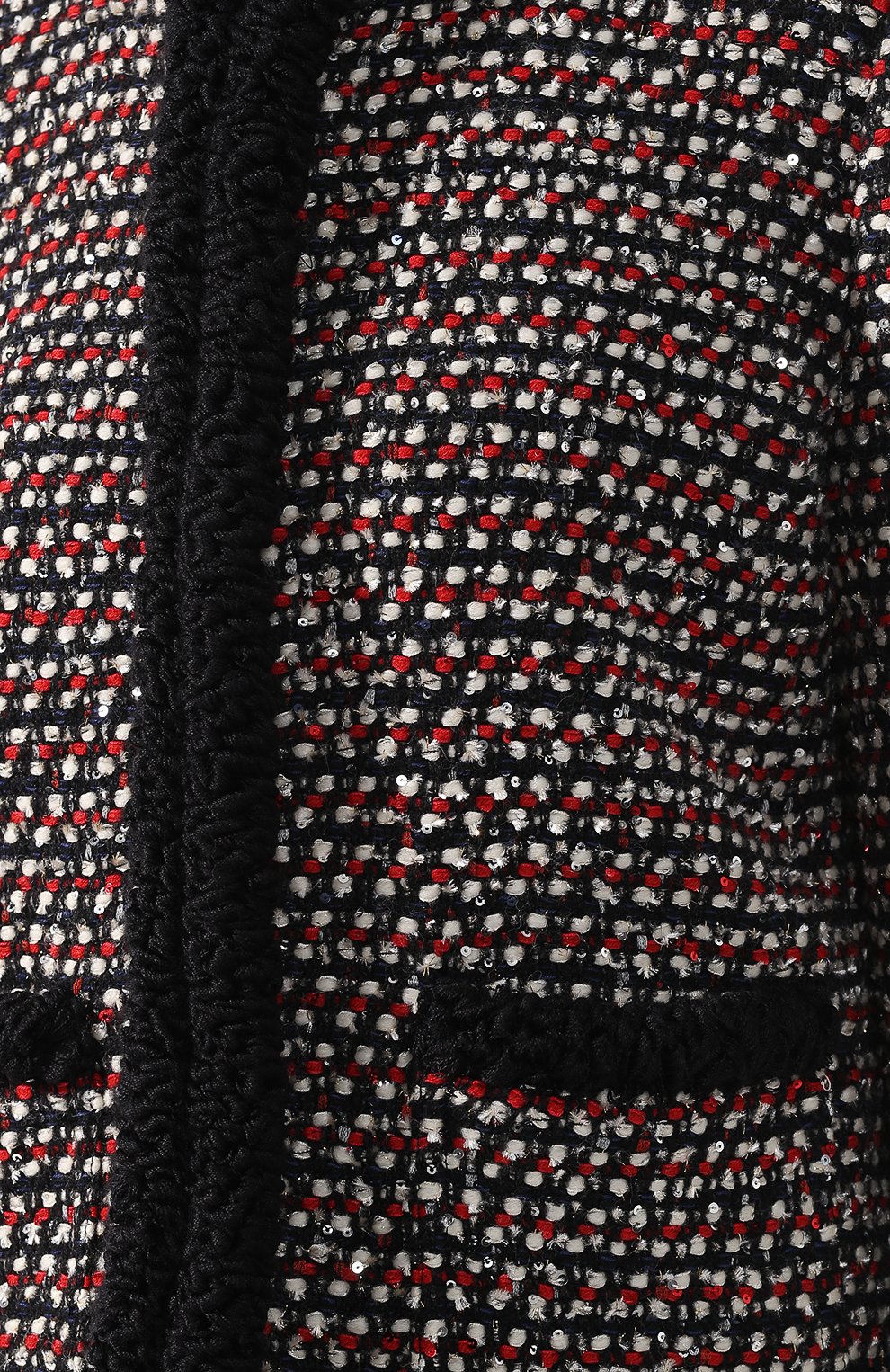 Твидовый жакет с карманами GUCCI черного цвета по цене 198500 руб., арт. 543345/ZLM50, фото 5 Твидовый жакет с карманами GUCCI, арт. 543345/ZLM50, фото 5