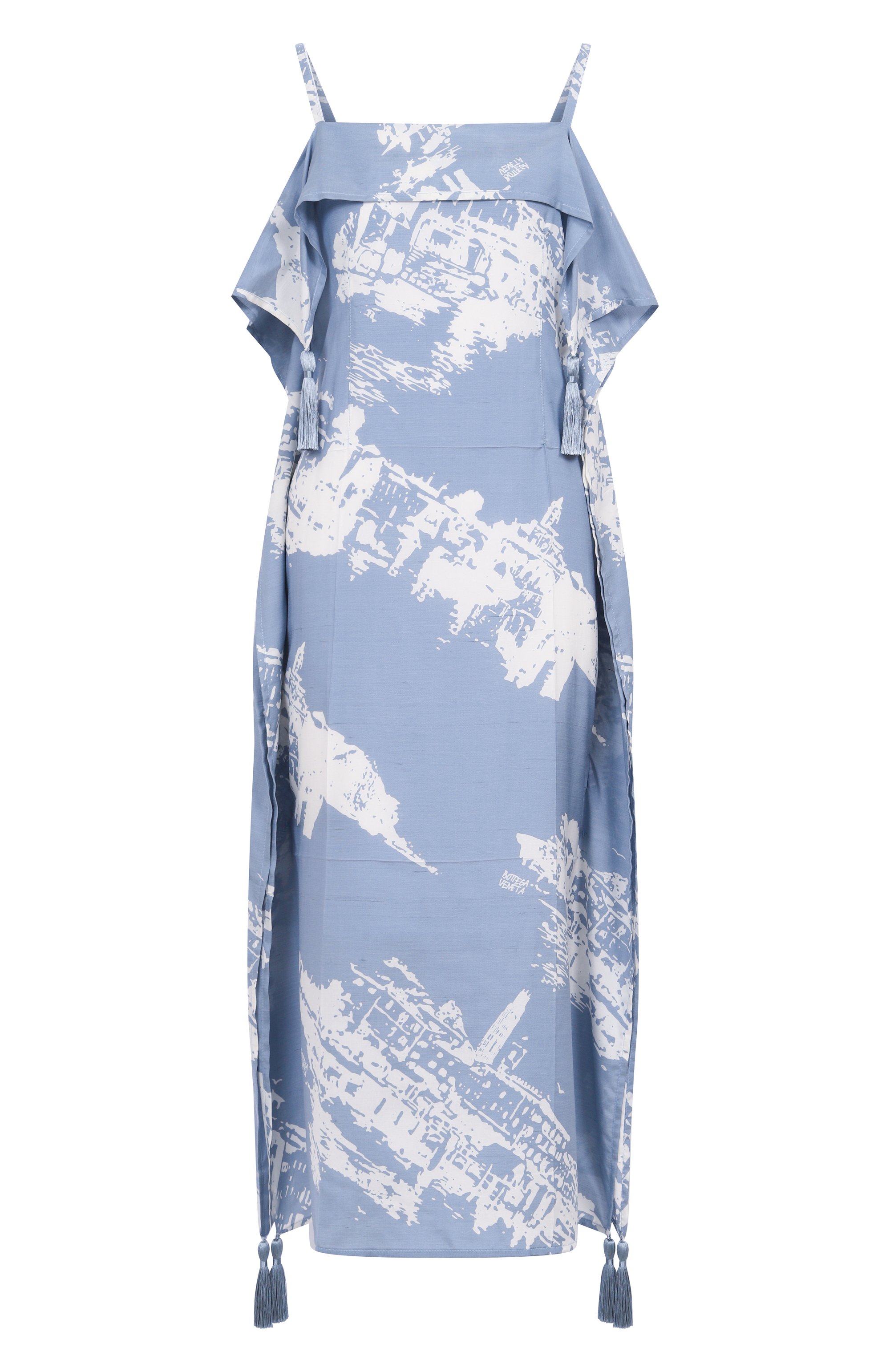 Платье из шелка и хлопка BOTTEGA VENETA, арт. 834966/V5T80, фото 1