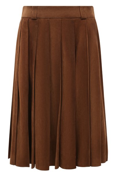 Замшевая юбка MIU MIU, арт. MPD704-104R-F0401, фото 1