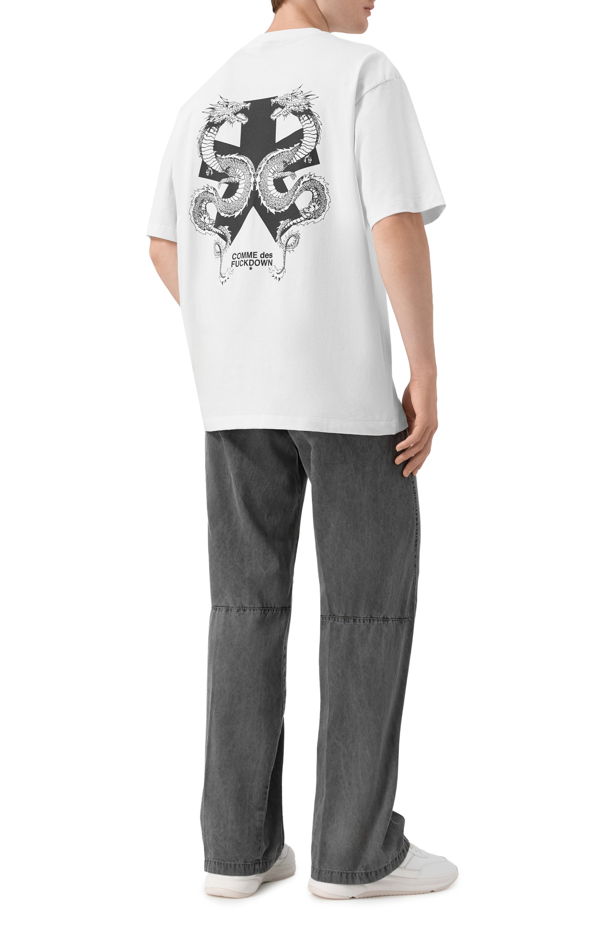 Хлопковая футболка COMME DES FUCKDOWN, арт. CFABM01846, фото 2