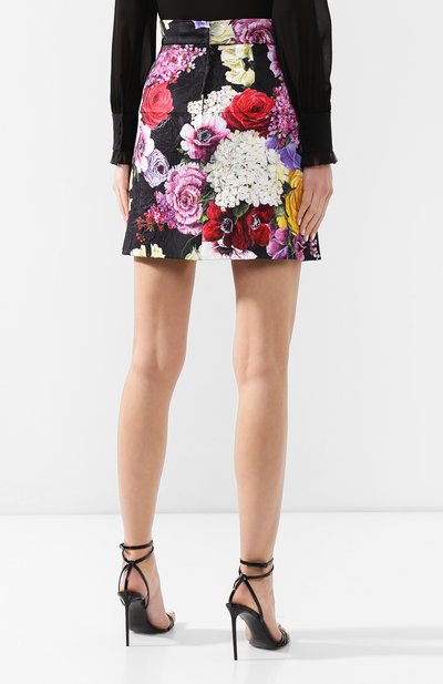 Юбка из смеси хлопка и вискозы DOLCE & GABBANA, арт. F4BJWZ/HSMW5, фото 4