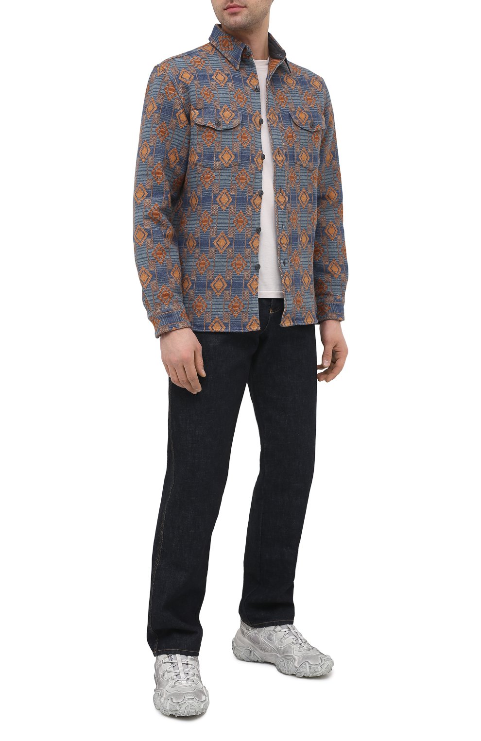 Хлопковая рубашка RRL, арт. 782804336, фото 2