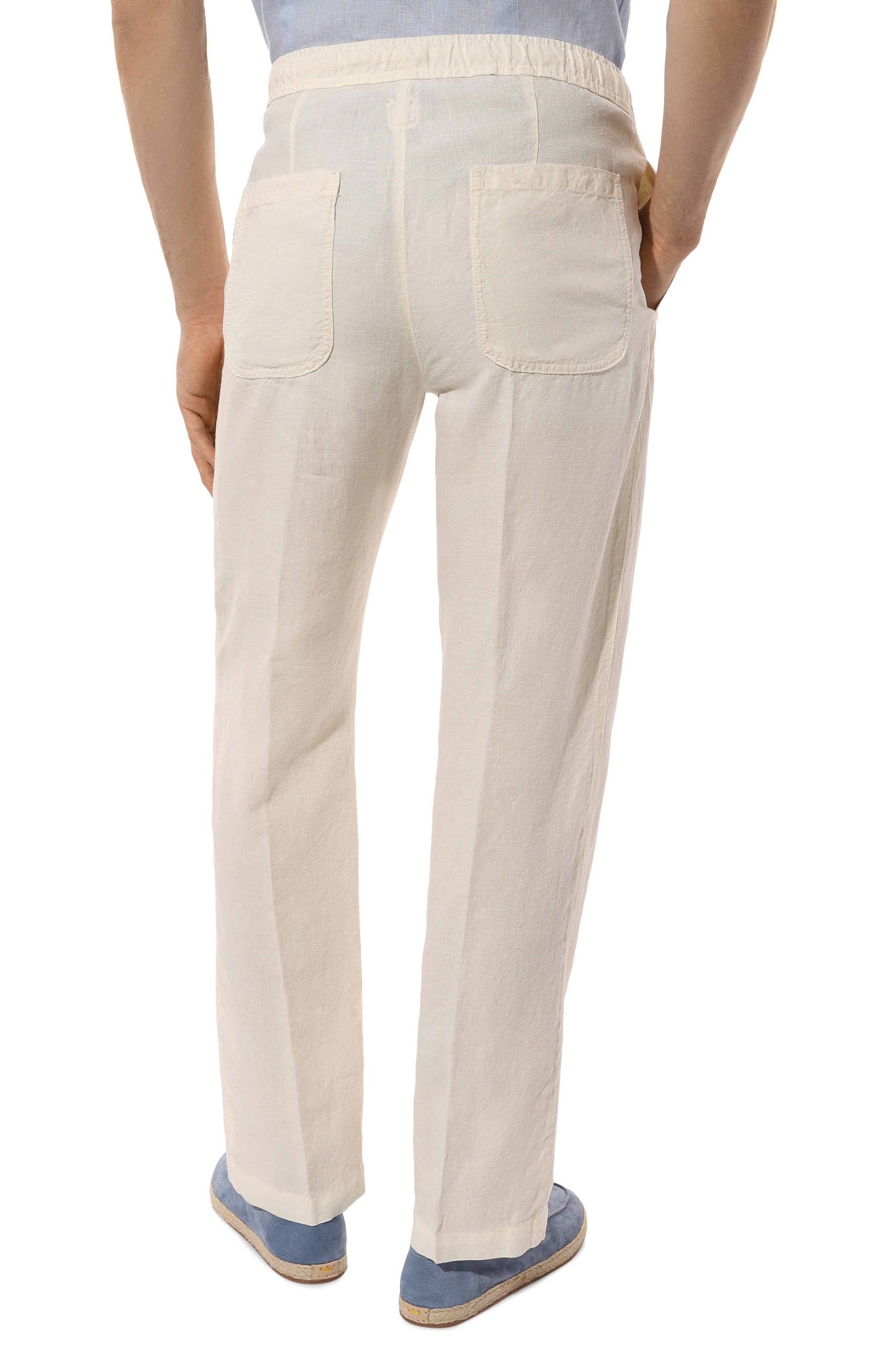 Льняные брюки 120% LINO, арт. 32ALIM29PT/0253/000, фото 4