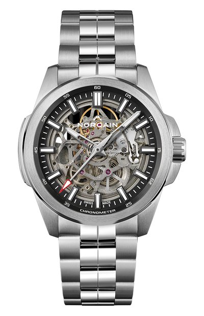 Мужские часы independence skeleton NORQAIN, арт. N3000S03A/301/102SI
