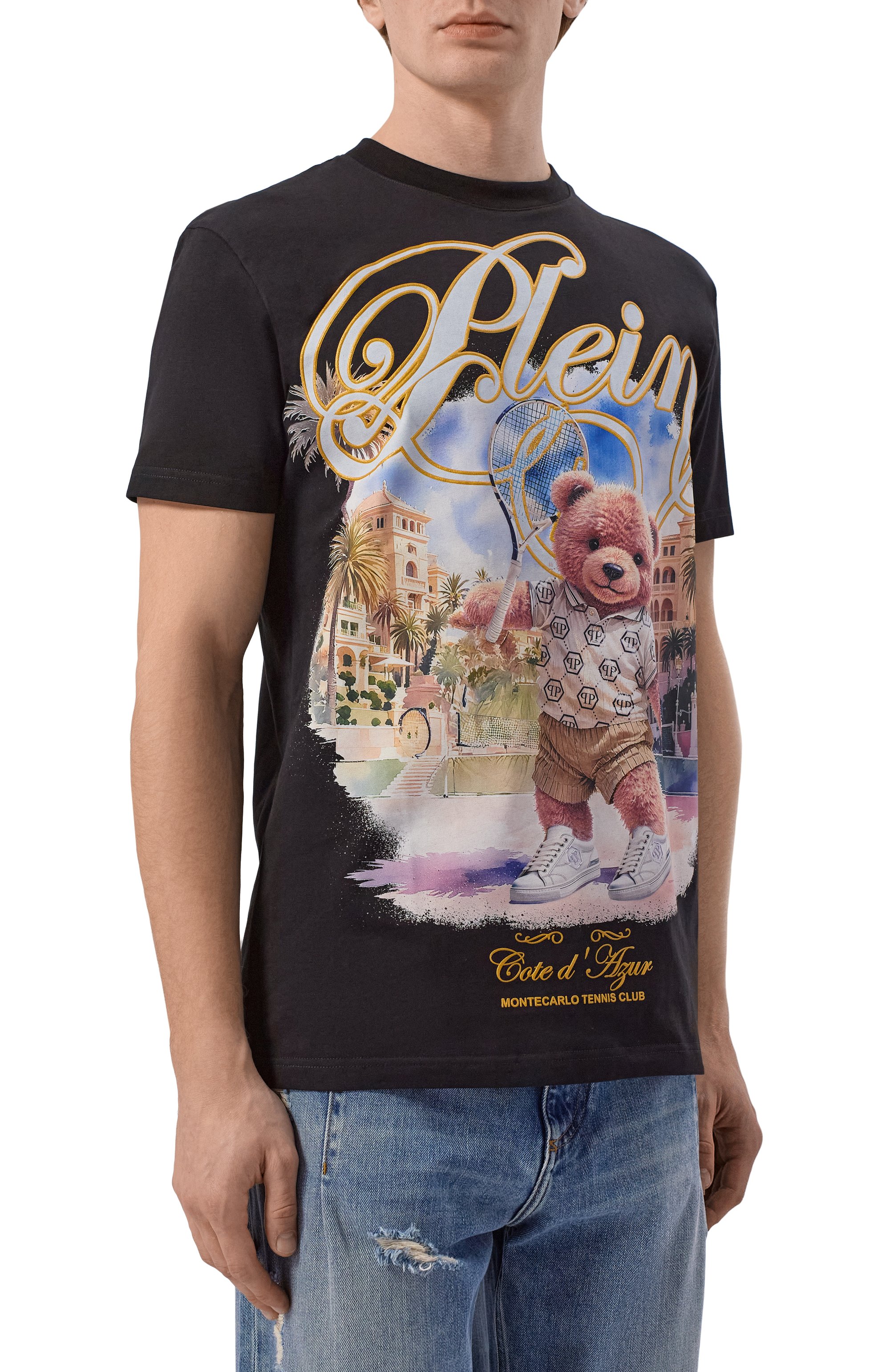 Хлопковая футболка PHILIPP PLEIN, арт. SAFC MTK8837 PJY002N, фото 3