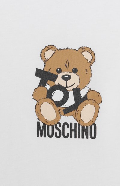 Хлопковая футболка MOSCHINO, арт. HPM050/LAA03/4-8, фото 3