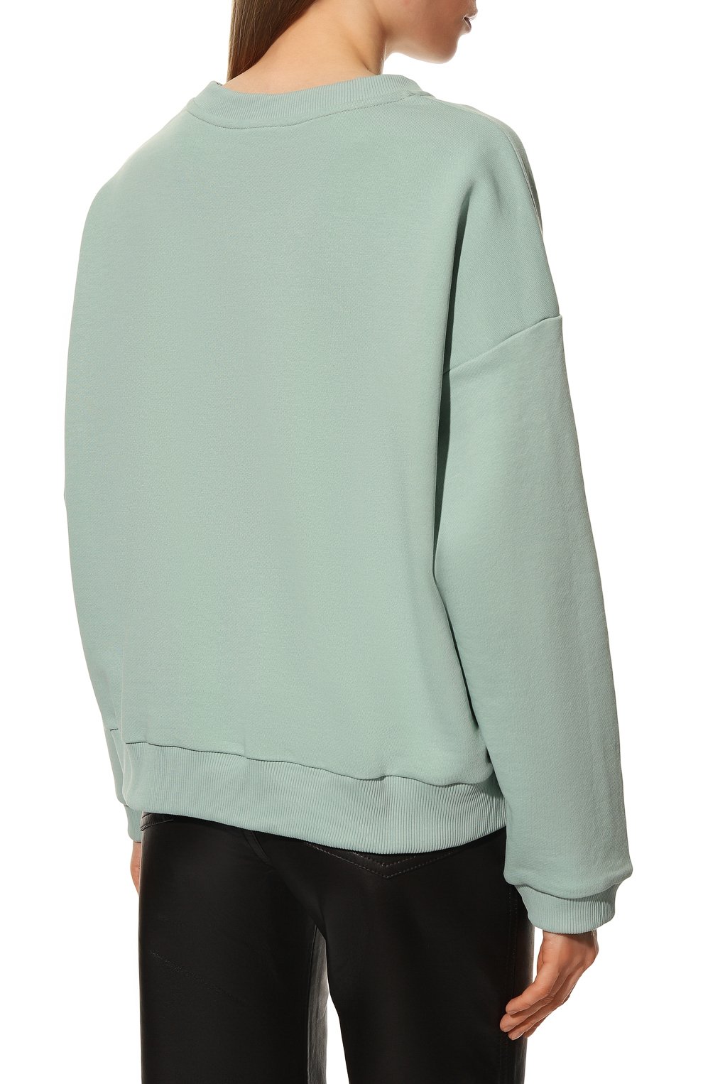 Хлопковый свитшот SEVEN LAB, арт. SW-MNC-G01 mint, фото 4