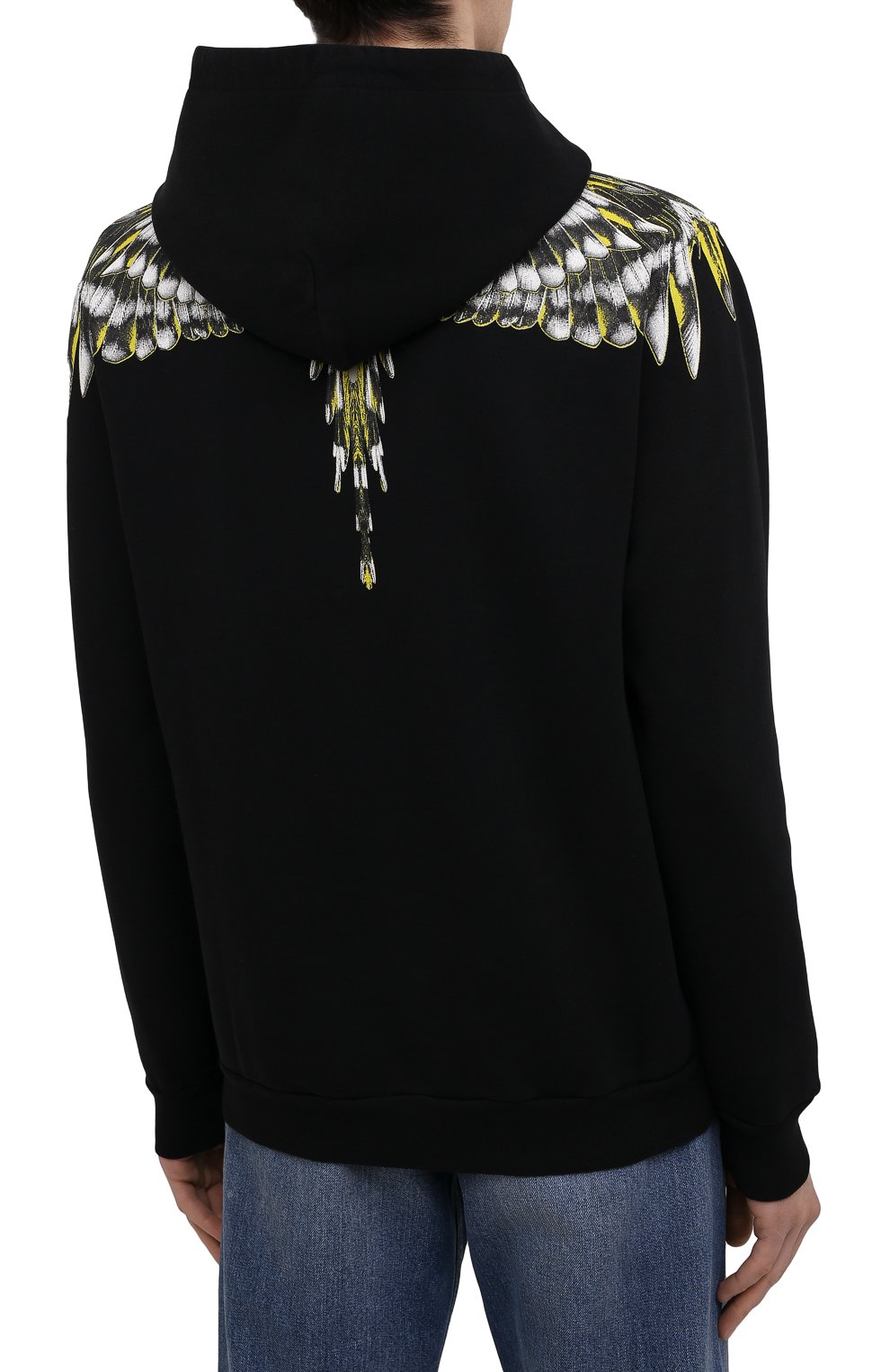 Хлопковое худи MARCELO BURLON, арт. CMBB007S21FLE001, фото 4