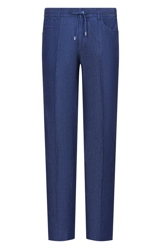 Хлопковые брюки Stefano Ricci M1T6100270/CT002U Синий M1T6100270/CT002U